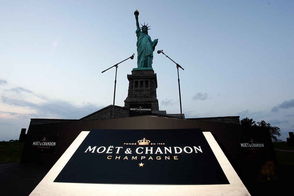 Soirée Moët & Chandon sur Liberty Island