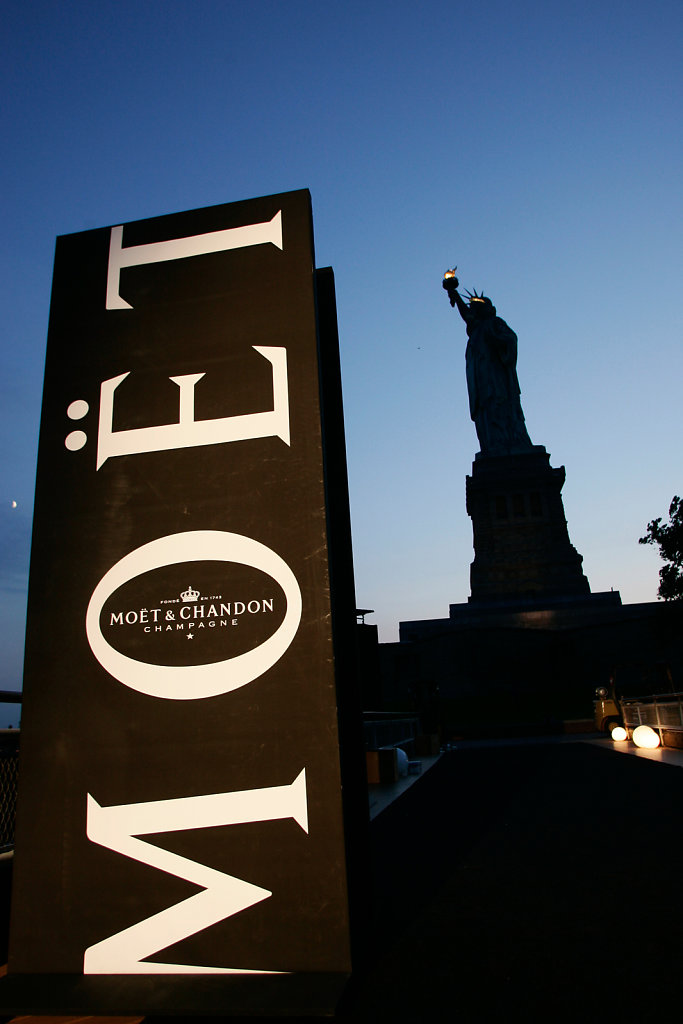 Soirée Moët & Chandon sur Liberty Island